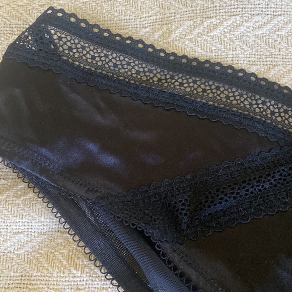 NWT Cacique tanga black panty 18 20 - Picture 3 of 9
